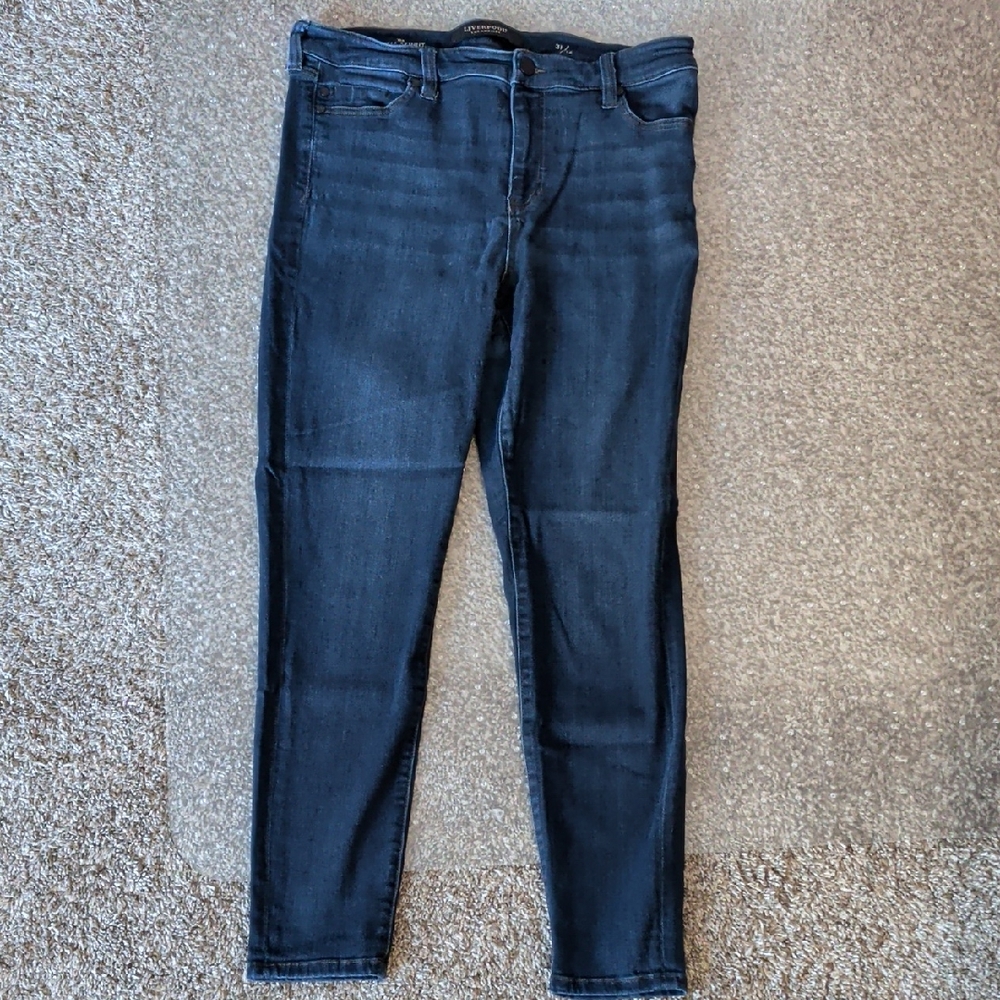 Liverpool Dark Blue Women's Skinny Jeans